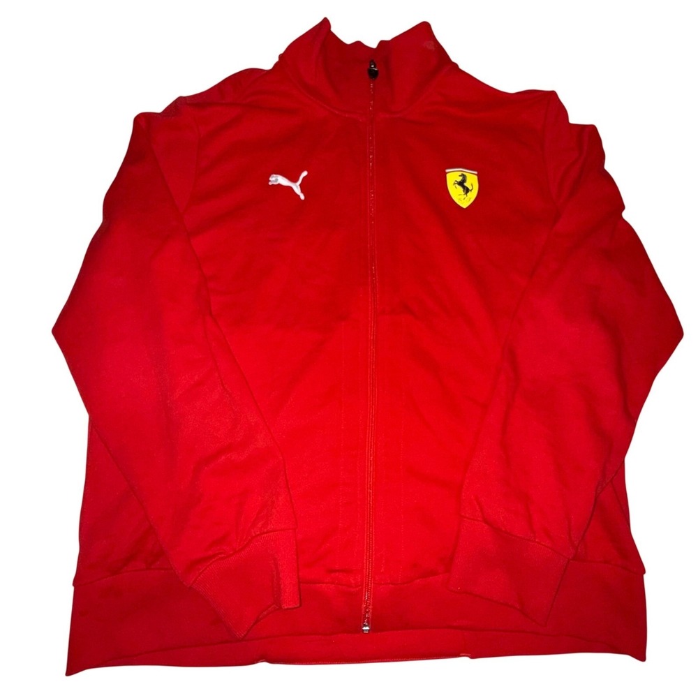 Puma Ferrari Zip Up XL Full Zip Scuderia F1 Racing‎ Motorsport Lewis Hamilton